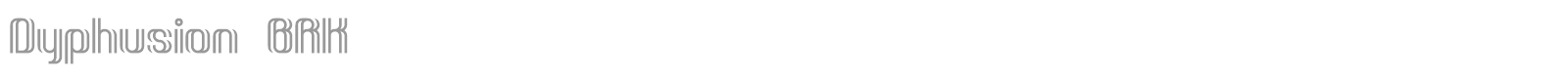 Dyphusion font preview