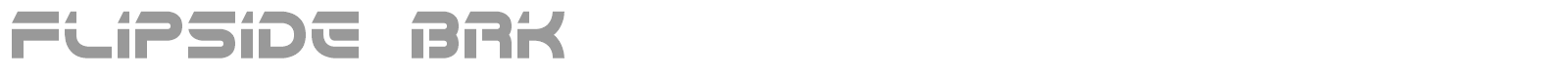 Flipside font preview