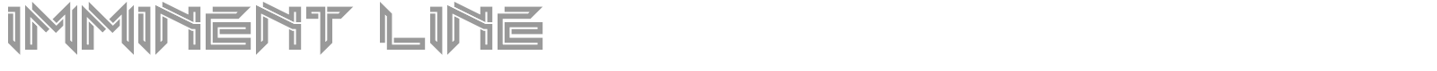 Imminent Line font preview
