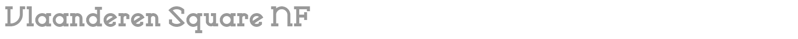 Vlaanderen Square font preview