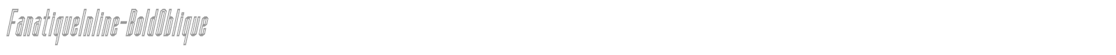 FanatiqueInline font preview