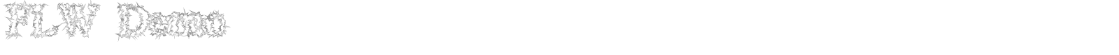 FLW Demo font preview