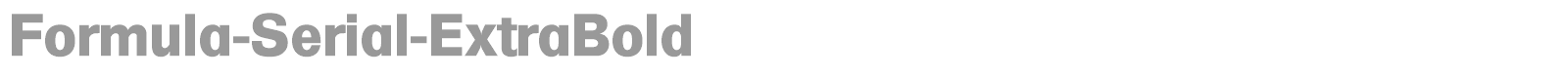 Formula-Serial-ExtraBold font preview