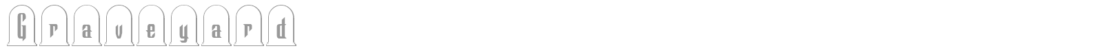 Graveyard font preview