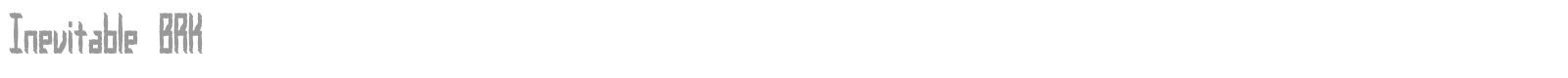 Inevitable font preview