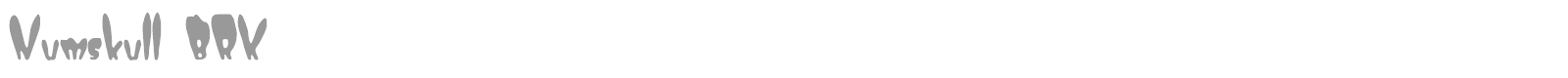 Numskull font preview