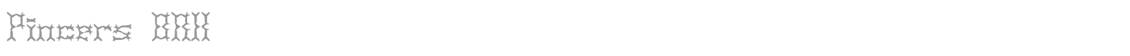Pincers font preview