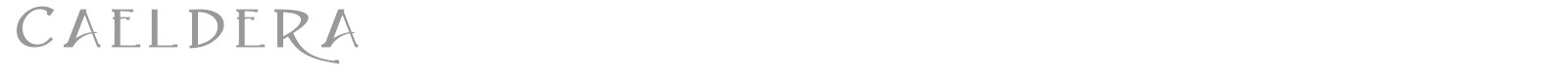 Caeldera font preview