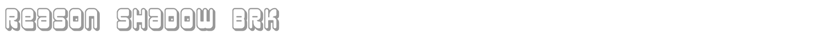 Reason font preview