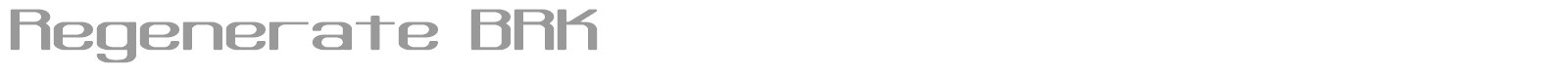 Regenerate font preview