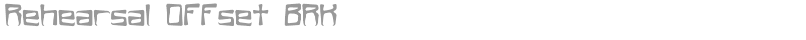 Rehearsal font preview
