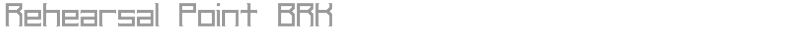 Rehearsal font preview