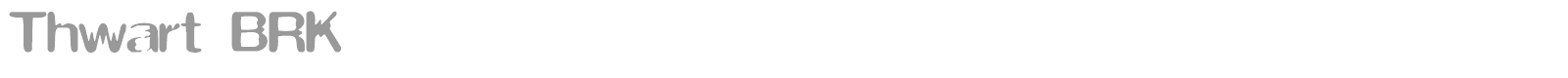 Thwart font preview