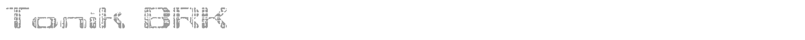 Tonik font preview