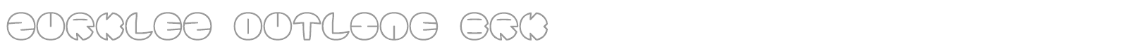 Zurklez font preview