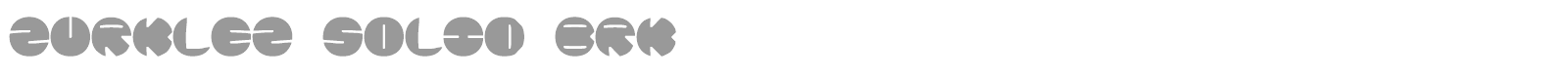 Zurklez font preview