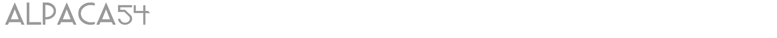 Alpaca 54 font preview
