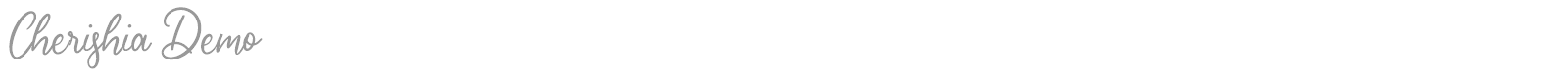 Cherishia font preview