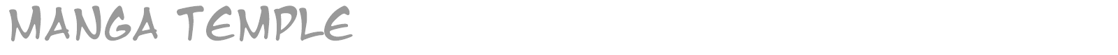 Manga Temple font preview
