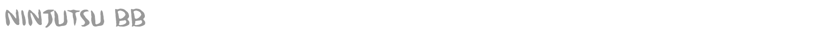 Ninjutsu font preview