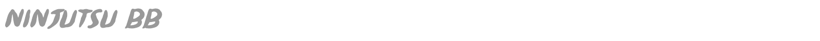 Ninjutsu font preview