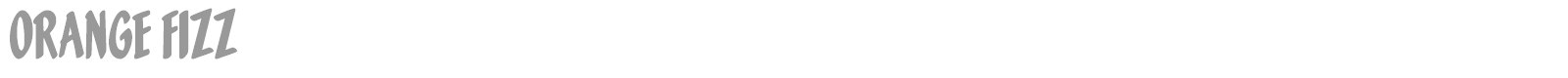 Orange Fizz font preview