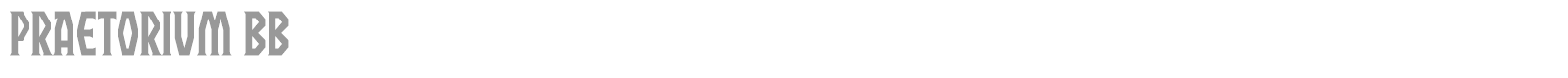 Praetorium font preview