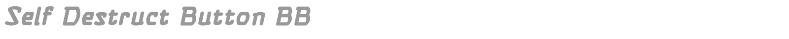 Self Destruct Button font preview