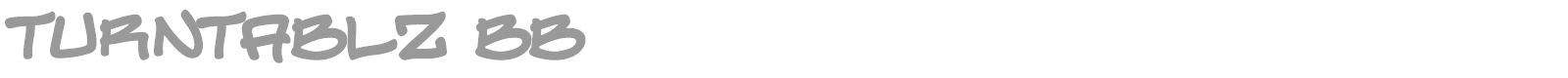 Turn Tablz font preview
