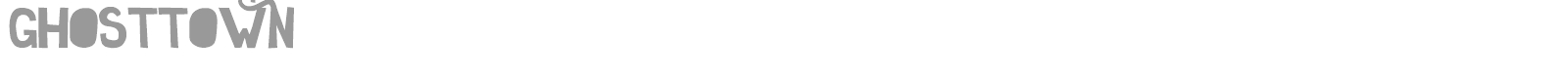 Ghosttown font preview