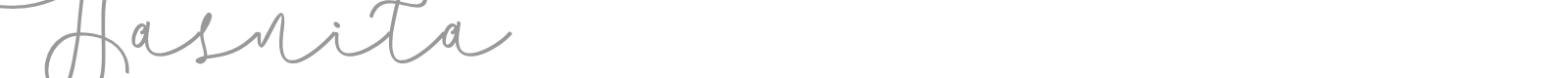 Hasnita font preview