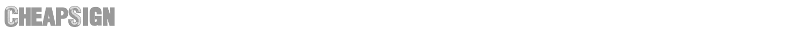 Cheap Sign font preview