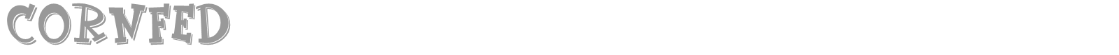 Corn Fed font preview