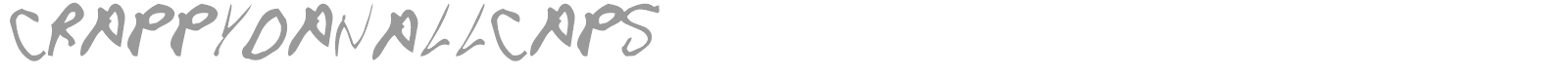 Crappy Dan font preview