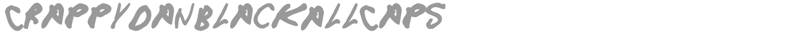 Crappy Dan font preview