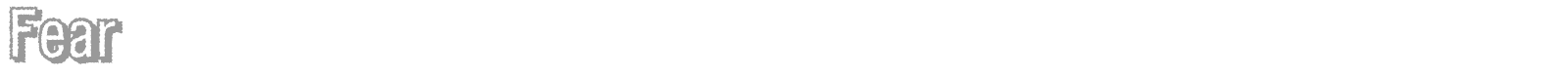 Fear font preview