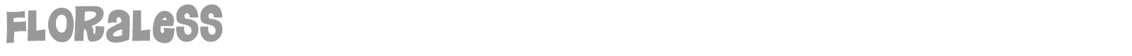 Floraless font preview