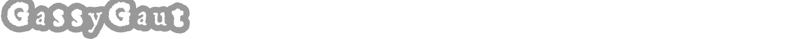 Gassy Gaut font preview