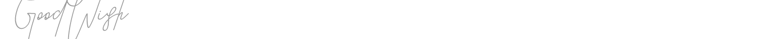 Good Wish font preview