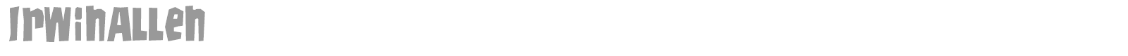 Irwin Allen font preview