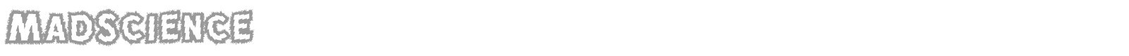 Mad Science font preview
