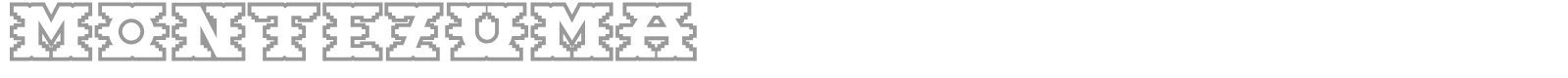 Montezuma font preview