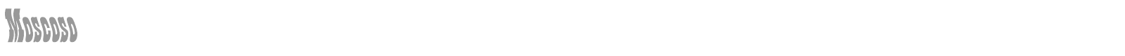 Moscoso font preview