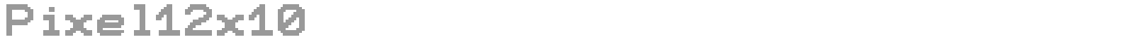 Pixel 12x10 font preview