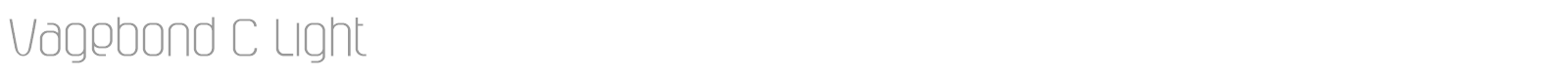 Vagebond C font preview