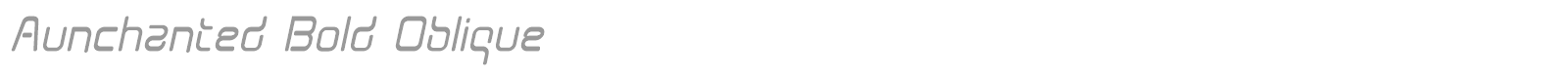 Aunchanted font preview