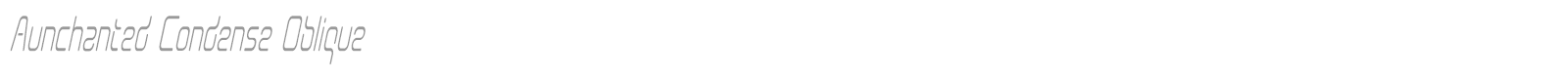 Aunchanted font preview