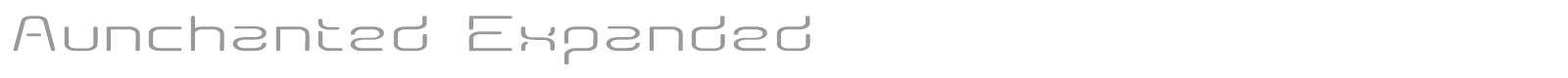 Aunchanted font preview