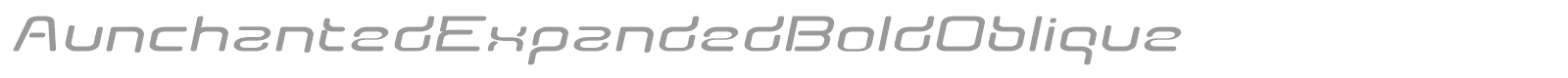 Aunchanted font preview