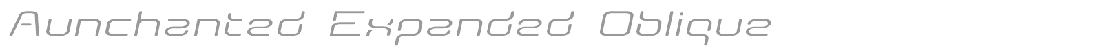 Aunchanted font preview